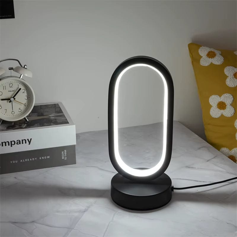 Verthara LED Table Lamp – U-Shaped Design – Warm Light – Modern Style - Ideal For Bedroom - Living Room - Desk Use Default