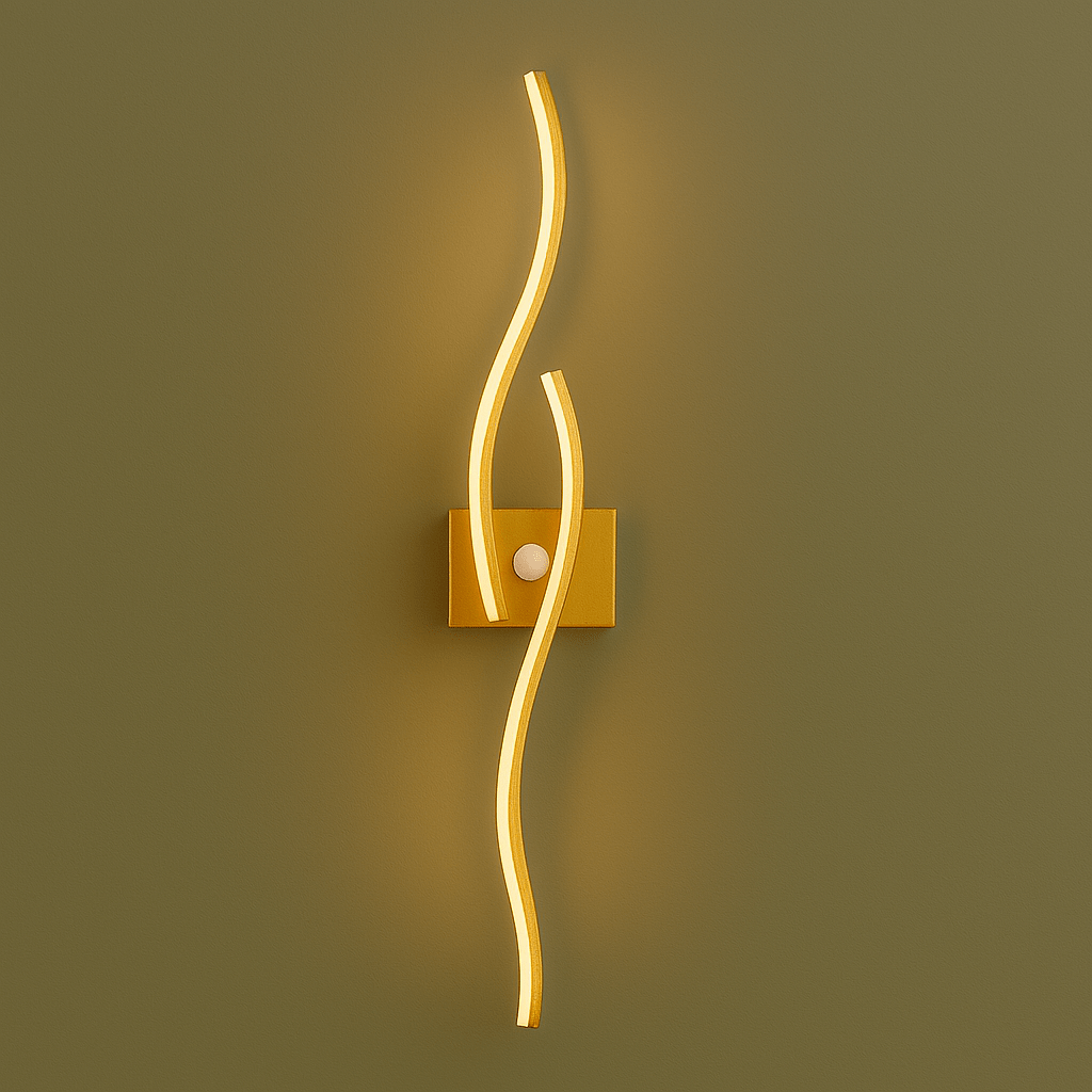 Verthara LED Wall Light PIR Motion Sensor Sensor Gold 80cm / Warm White