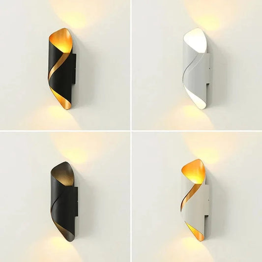 Verthara LED Wall Light - Wall-Mounted - IP65 Waterproof - Creative Up and Down Lighting - Modern Design - Suitable for Indoor/Outdoor Use