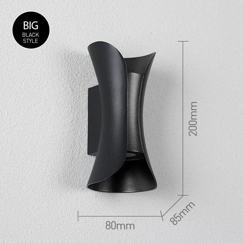 Verthara LED Wall Light With Modern Design – Waterproof - Adjustable Colour Temperature - Aluminium - Indoor/Outdoor Use