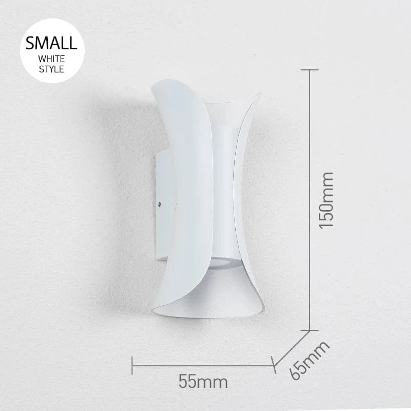 Verthara LED Wall Light With Modern Design – Waterproof - Adjustable Colour Temperature - Aluminium - Indoor/Outdoor Use