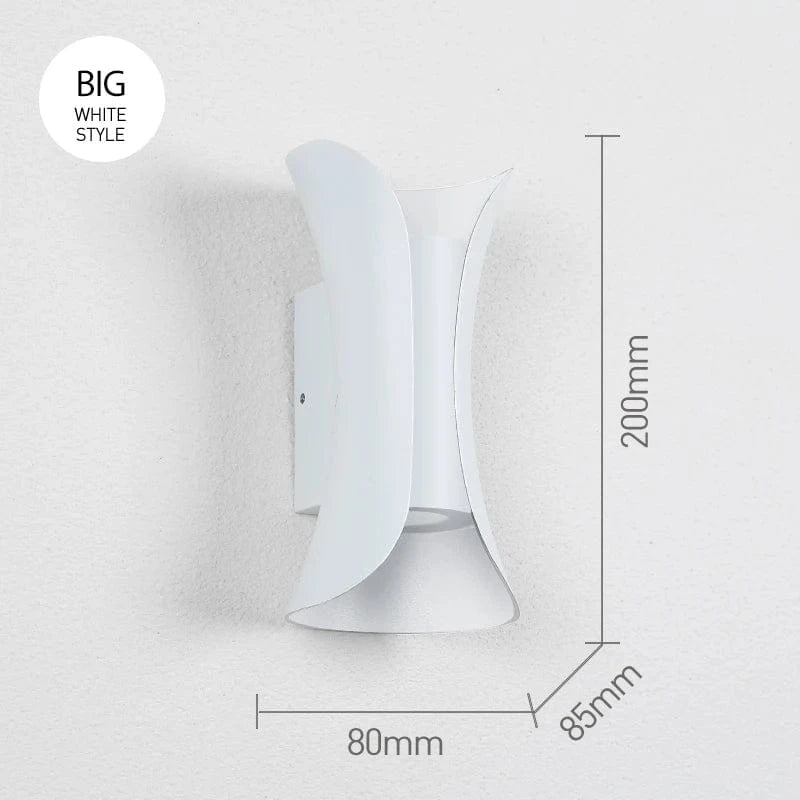 Verthara LED Wall Light With Modern Design – Waterproof - Adjustable Colour Temperature - Aluminium - Indoor/Outdoor Use