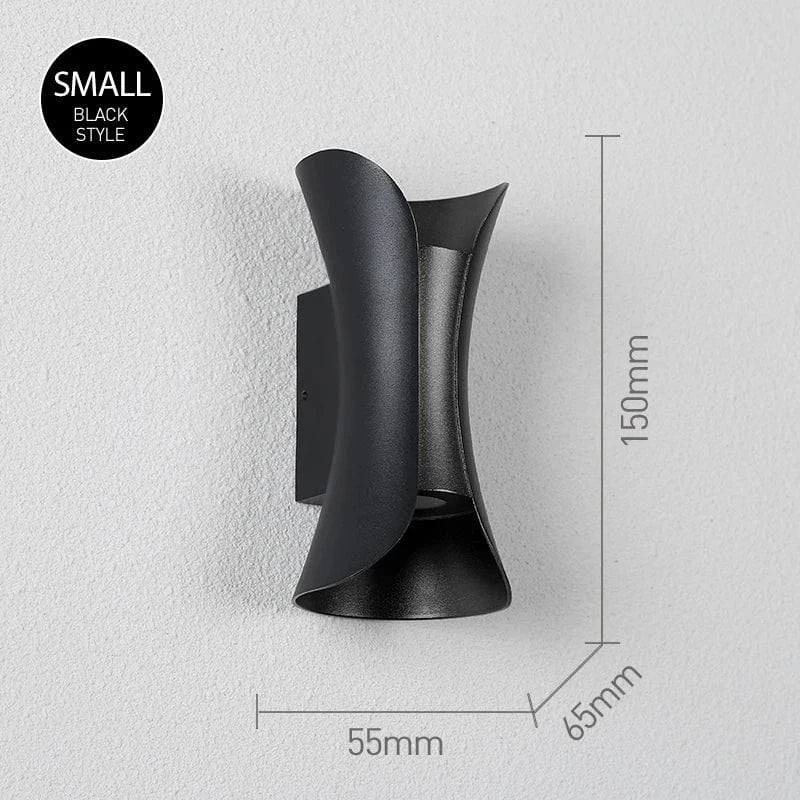 Verthara LED Wall Light With Modern Design – Waterproof - Adjustable Colour Temperature - Aluminium - Indoor/Outdoor Use