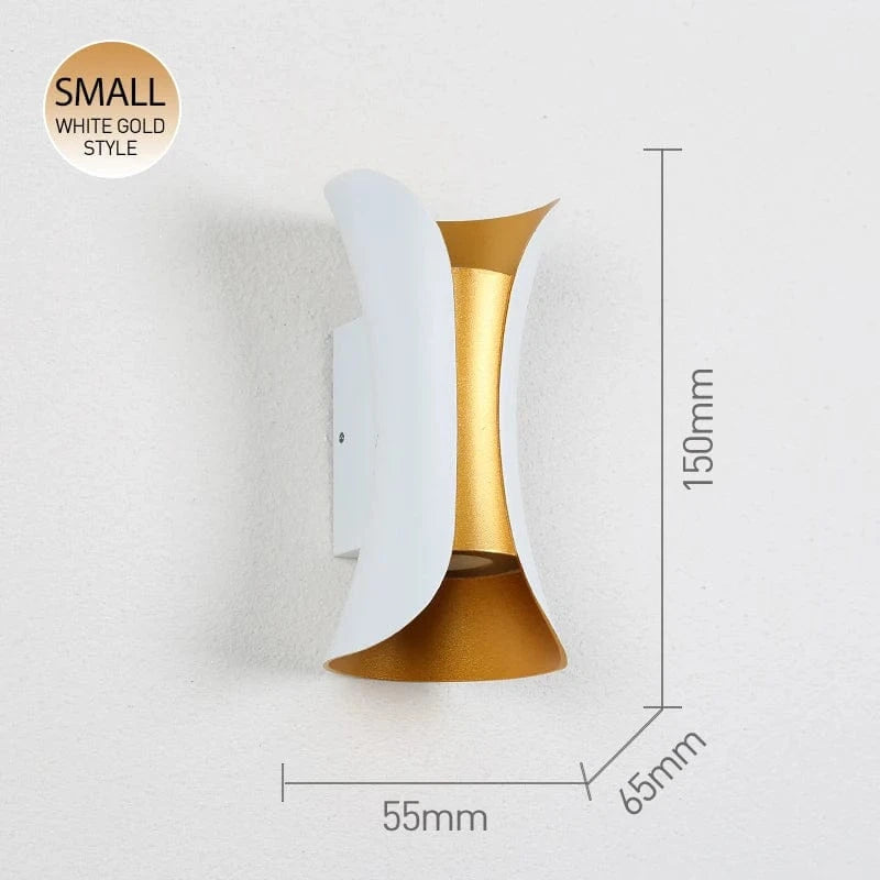 Verthara LED Wall Light With Modern Design – Waterproof - Adjustable Colour Temperature - Aluminium - Indoor/Outdoor Use