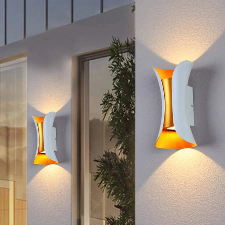Verthara LED Wall Light With Modern Design – Waterproof - Adjustable Colour Temperature - Aluminium - Indoor/Outdoor Use