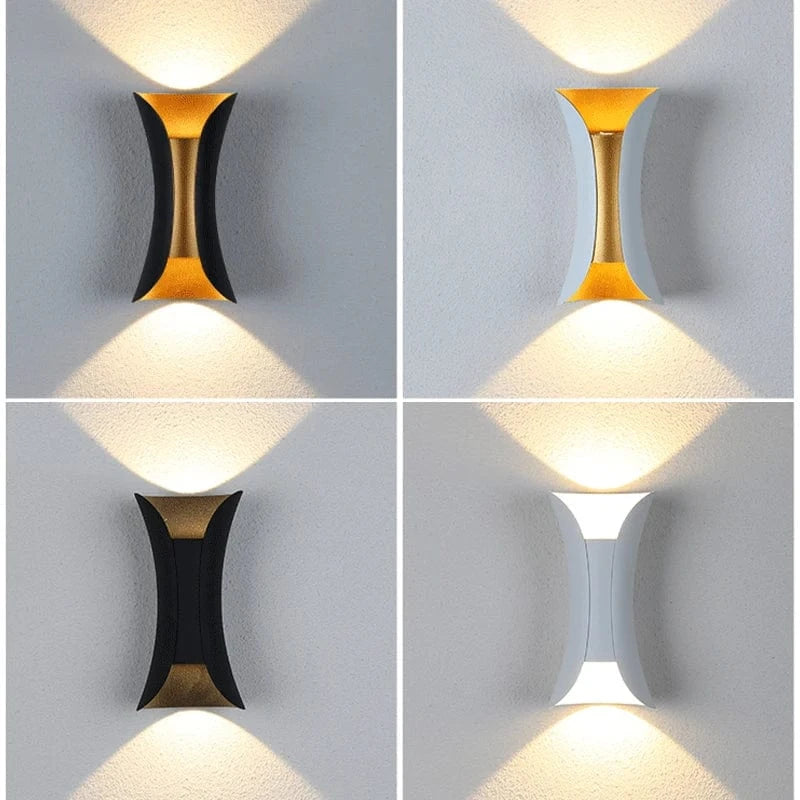 Verthara LED Wall Light With Modern Design – Waterproof - Adjustable Colour Temperature - Aluminium - Indoor/Outdoor Use