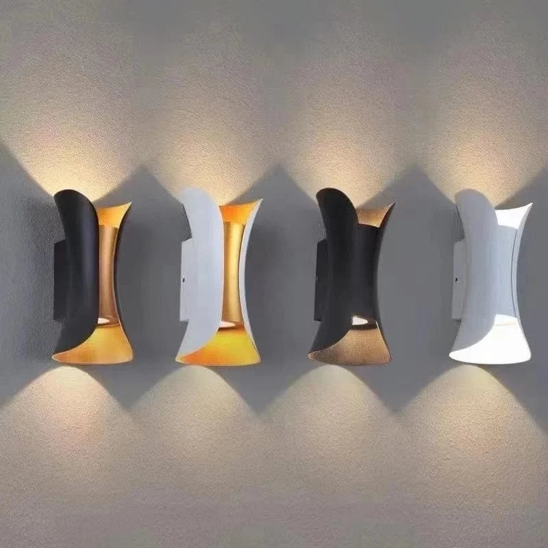 Verthara LED Wall Light With Modern Design – Waterproof - Adjustable Colour Temperature - Aluminium - Indoor/Outdoor Use