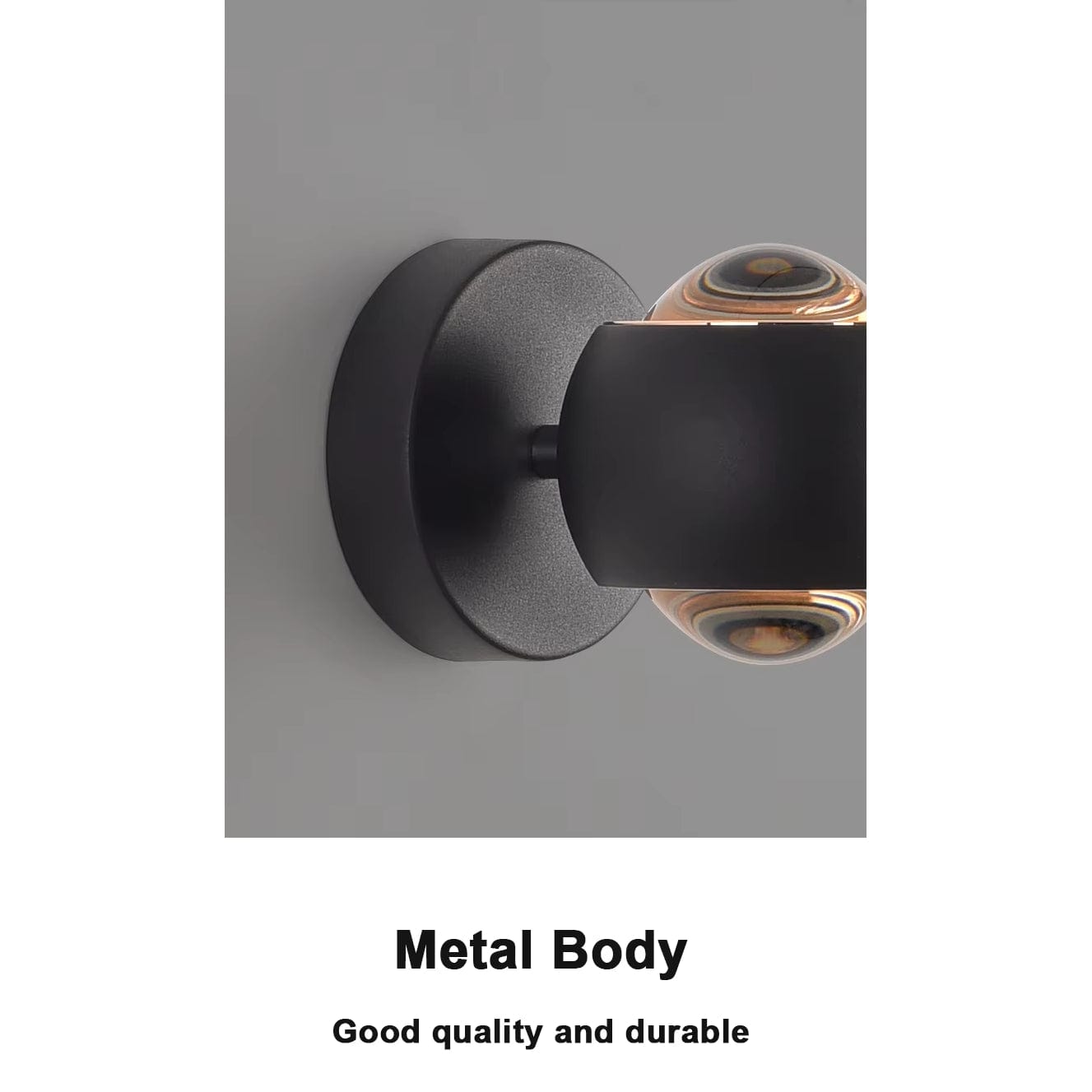 Verthara LED Wall Light With Rotatable Design – Modern - Frosted Metal - Acrylic Lens - Up/Down Lighting - Nordic Style