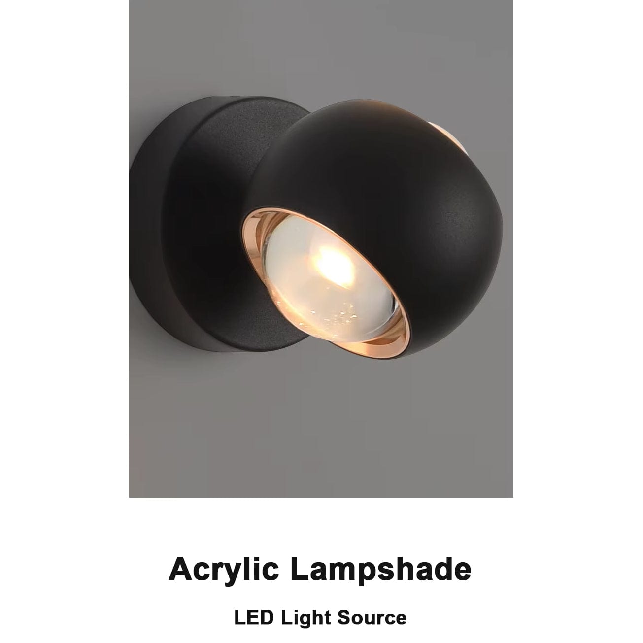 Verthara LED Wall Light With Rotatable Design – Modern - Frosted Metal - Acrylic Lens - Up/Down Lighting - Nordic Style