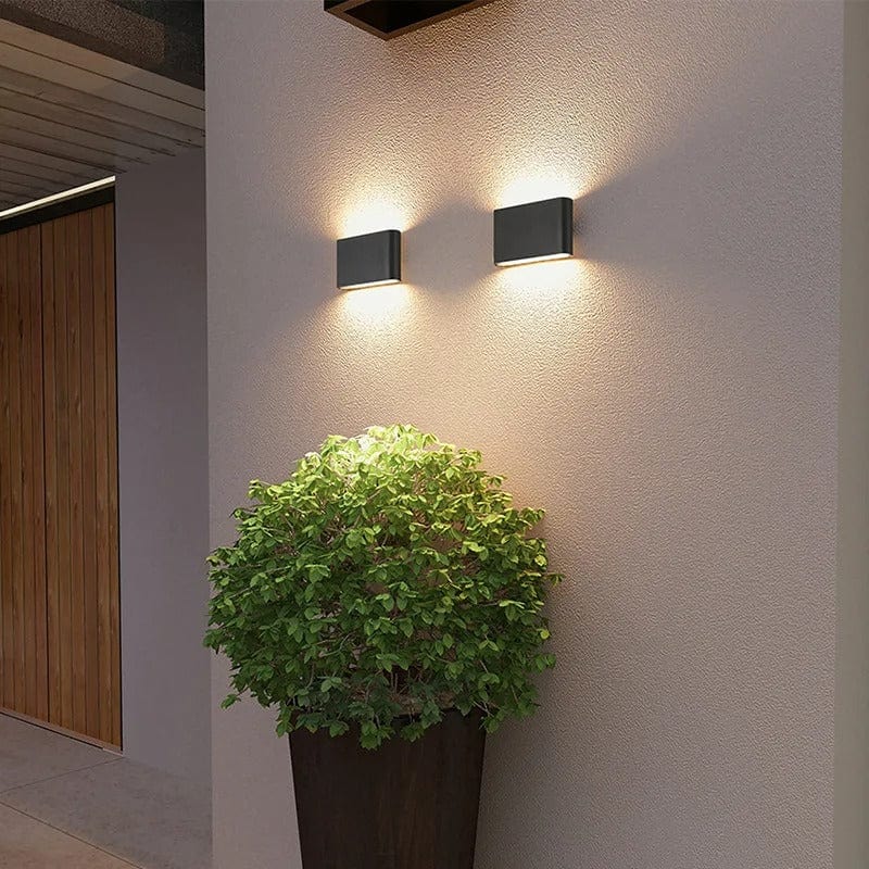 Verthara LED Wall Light With Up/Down Mount – Waterproof - Adjustable Colour Temperature - Aluminium - Modern Design - Indoor/Outdoor Use