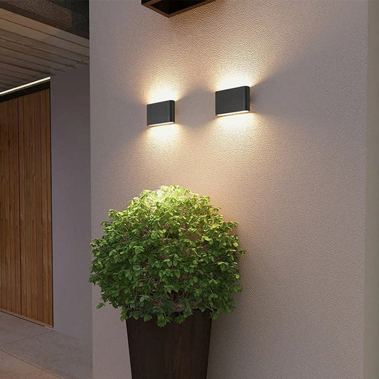 Verthara LED Wall Light With Up/Down Mount – Waterproof - Adjustable Colour Temperature - Aluminium - Modern Design - Indoor/Outdoor Use