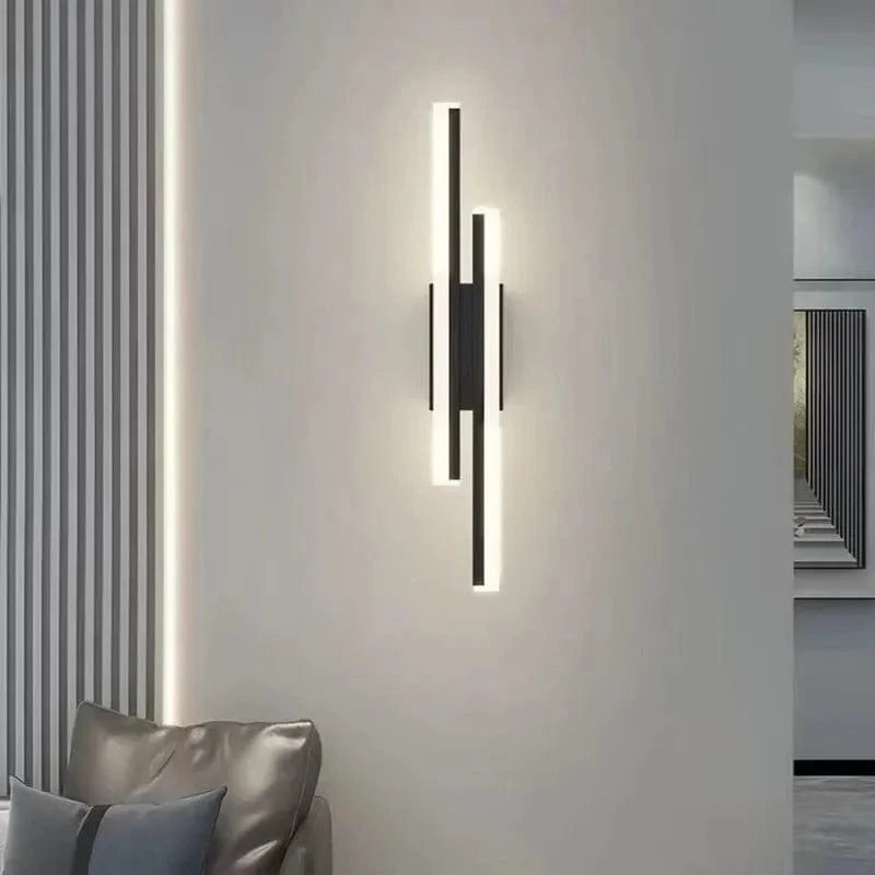 Verthara LED Wall Sconce With Acrylic Lampshade – Indoor Wall Light - Modern Copper Design - Adjustable Colour Temperature - Gold/Black Finish