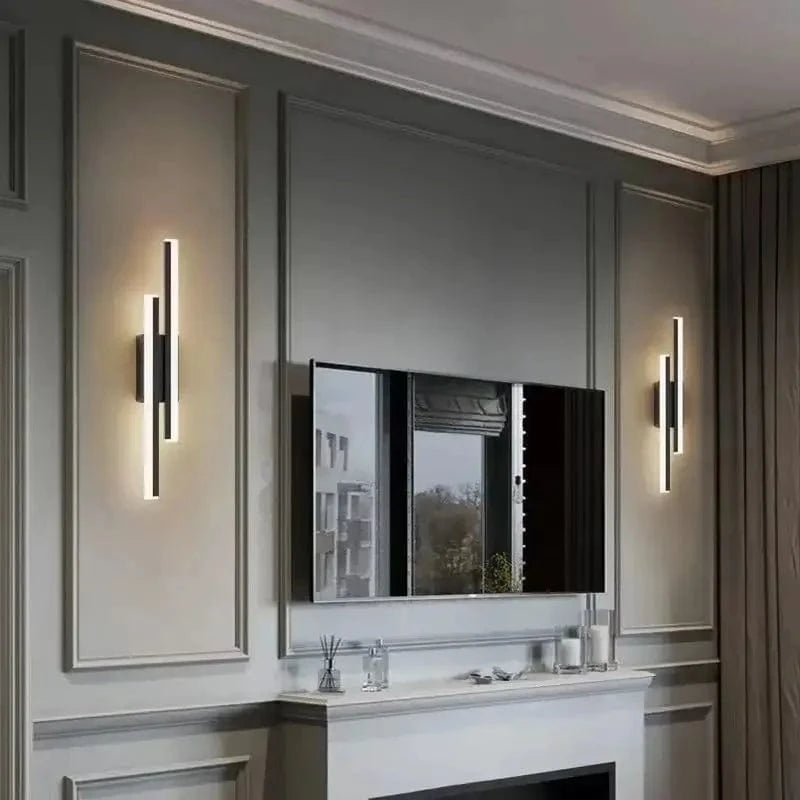 Verthara LED Wall Sconce With Acrylic Lampshade – Indoor Wall Light - Modern Copper Design - Adjustable Colour Temperature - Gold/Black Finish