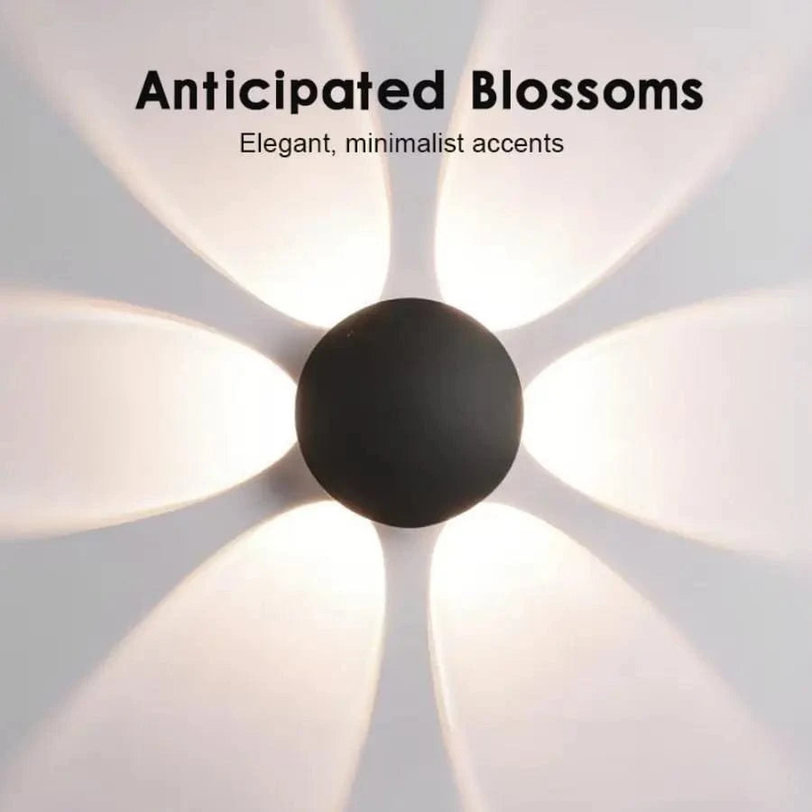 Verthara LED Waterproof Outdoor Wall Light – Black Wall Lamp, 5W/6W, IP65 Rated for Home and Garden