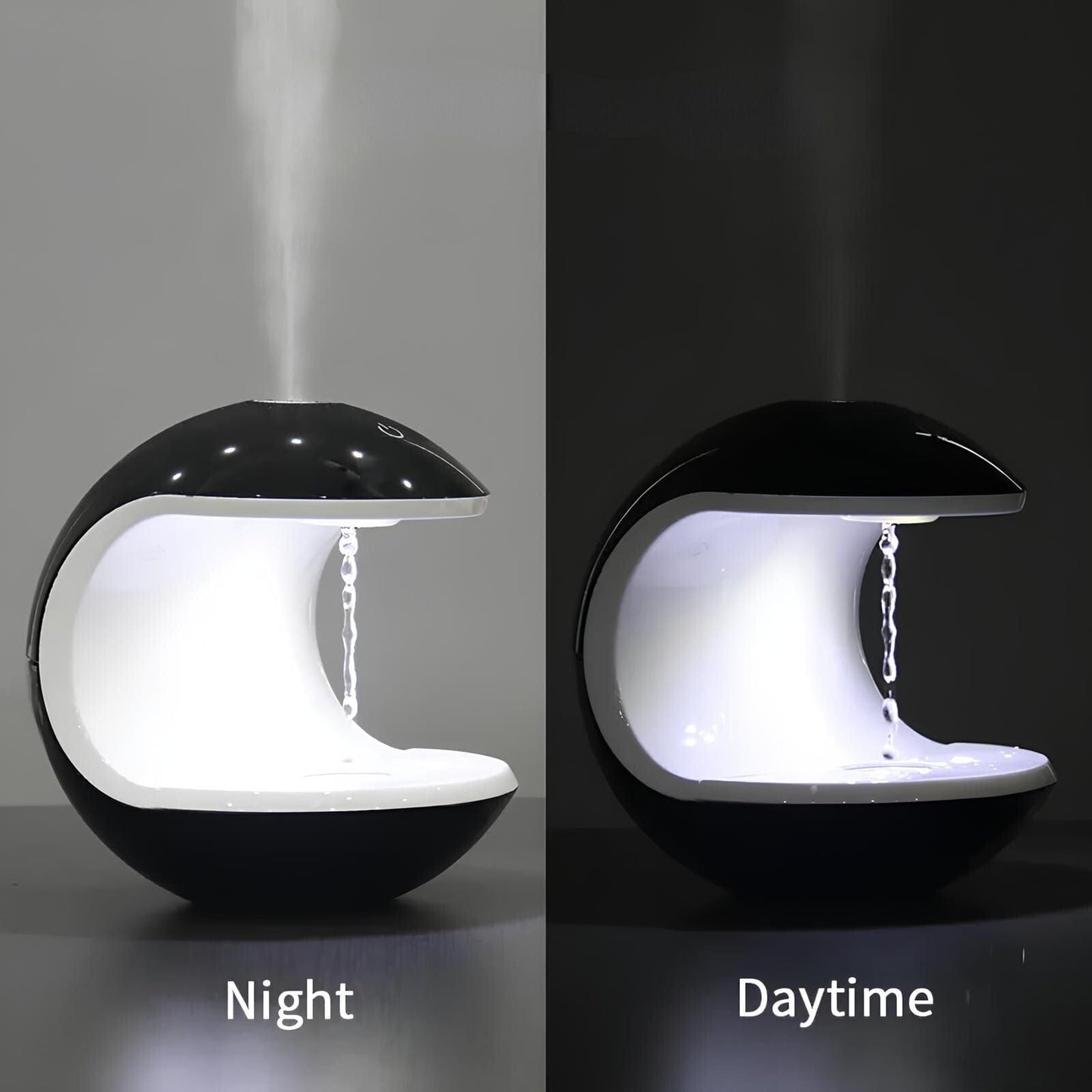 Verthara Levitating Water Droplet Ultrasonic Humidifier with LED Lighting