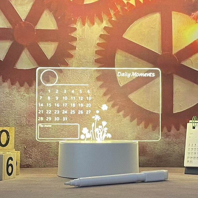 Verthara Lighted Message Board Calendar