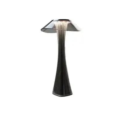 Verthara Luxury Crystal Rechargeable Table Lamp Black