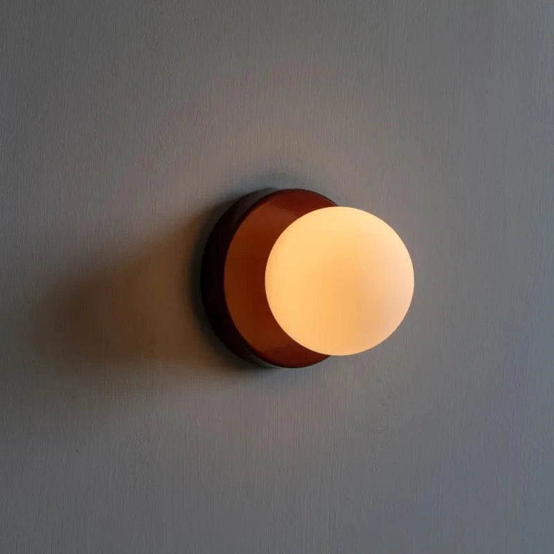 Verthara Macaron Mini Glass Sconce LED Wall Lamp