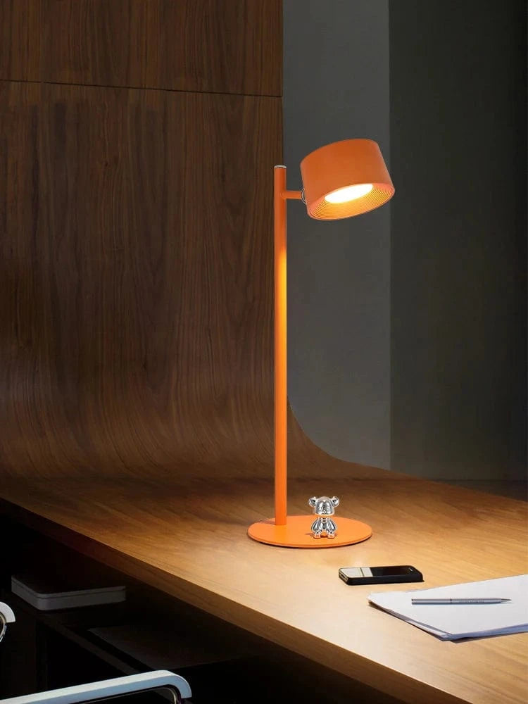 Verthara Magnetic Mount LED Desk Lamp – Rechargeable - Rotatable - Minimalist - Modern Indoor Lighting - Ideal For Work And Study
