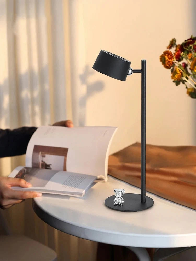 Verthara Magnetic Mount LED Desk Lamp – Rechargeable - Rotatable - Minimalist - Modern Indoor Lighting - Ideal For Work And Study