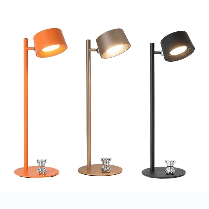 Verthara Magnetic Mount LED Desk Lamp – Rechargeable - Rotatable - Minimalist - Modern Indoor Lighting - Ideal For Work And Study