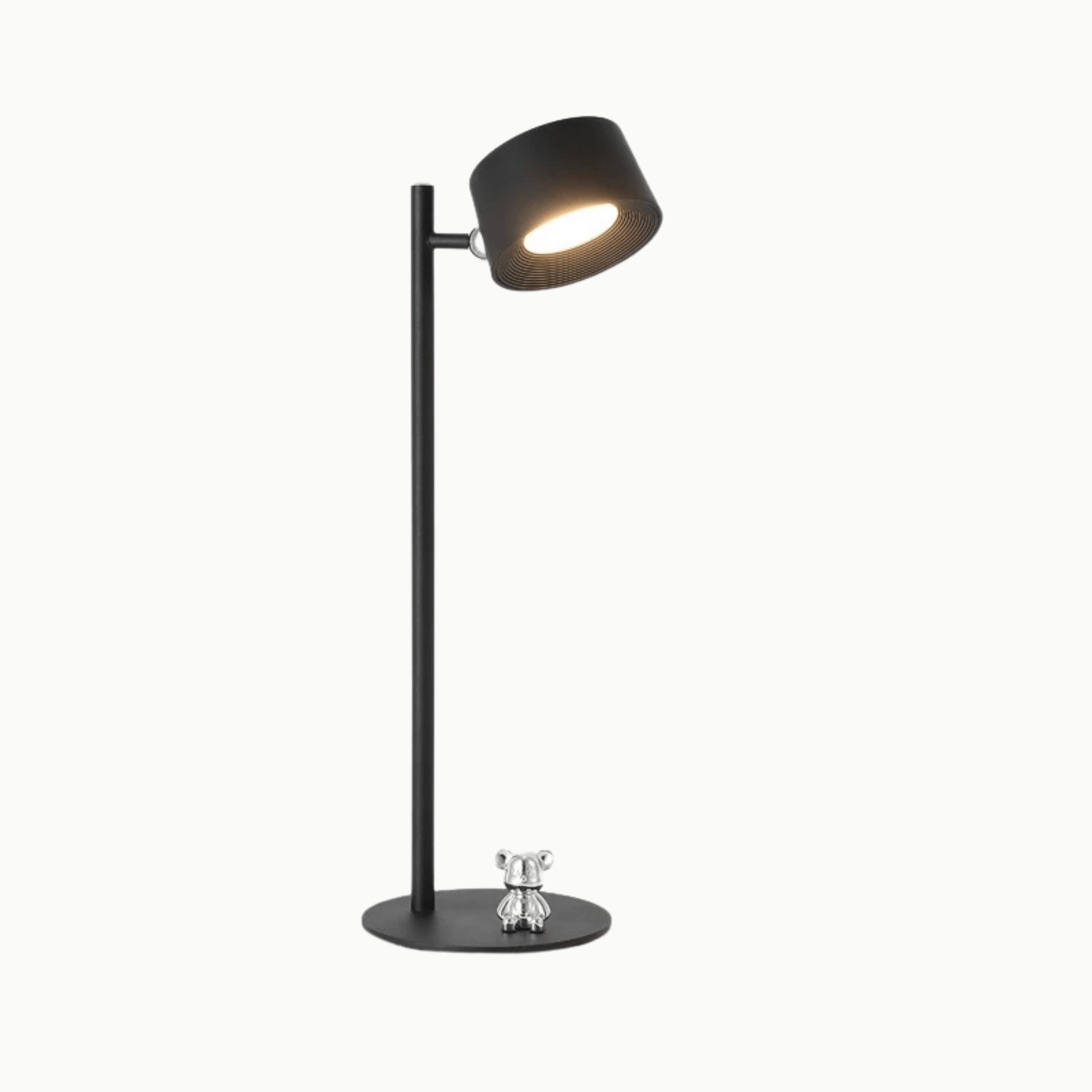 Verthara Magnetic Mount LED Desk Lamp – Rechargeable - Rotatable - Minimalist - Modern Indoor Lighting - Ideal For Work And Study Black