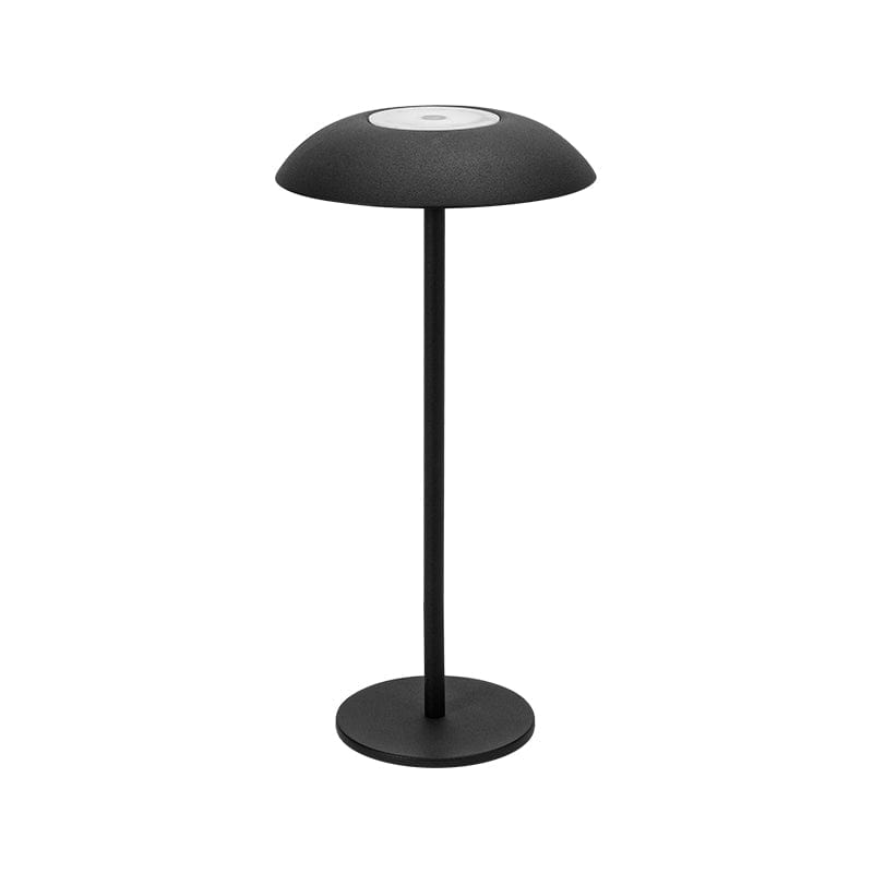 Verthara Matte Elegance Rechargeable Table Lamp Matte Black