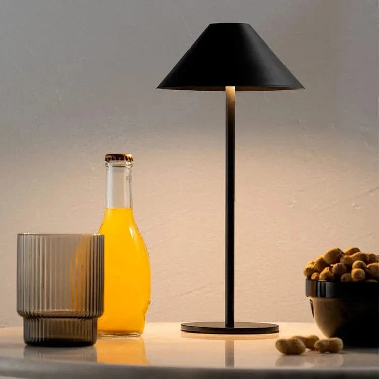 Verthara Minimal Cone Rechargeable Table Lamp