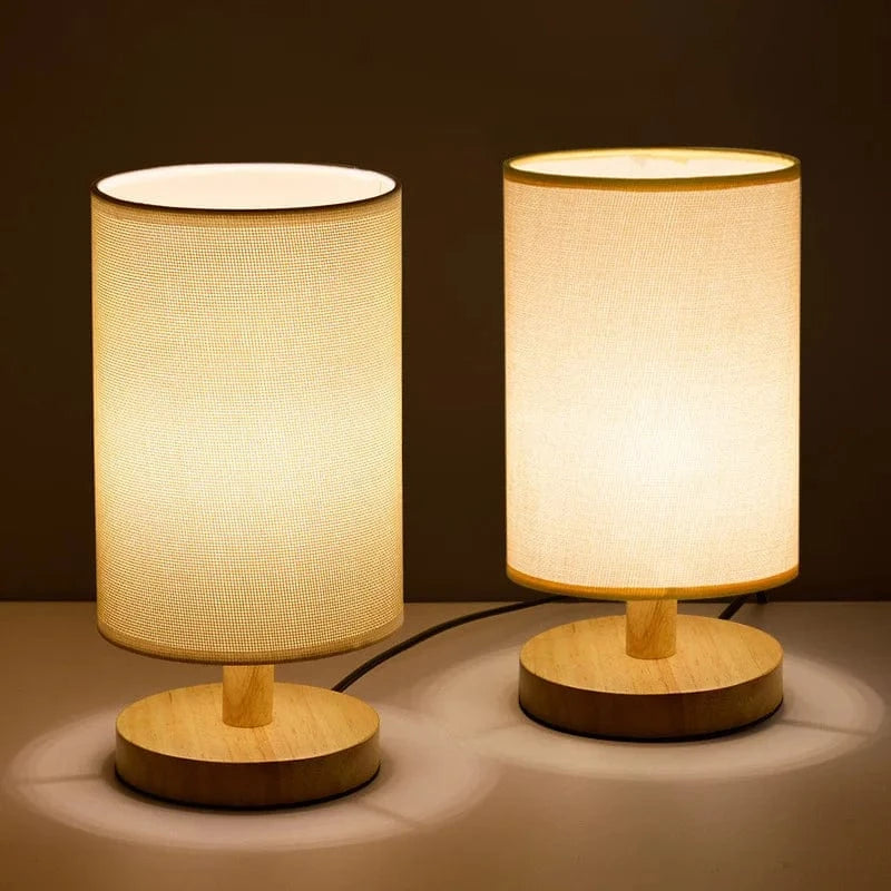 Verthara Minimalist Linen Table Lamp