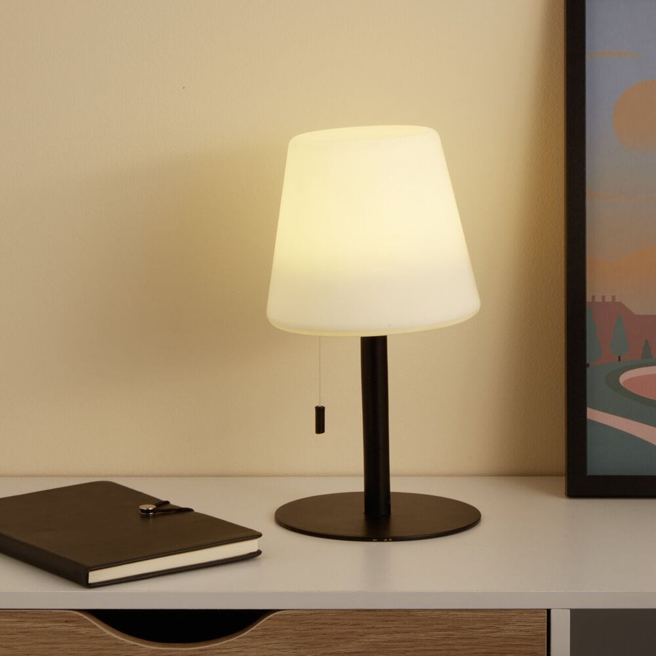 Verthara Minimalist Modern Rechargeable Table Lamp