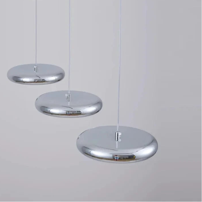 Verthara Minimalist Round Black Pendant Light – Dimmable LED Kitchen Pendant Lighting for Home and Commercial Spaces