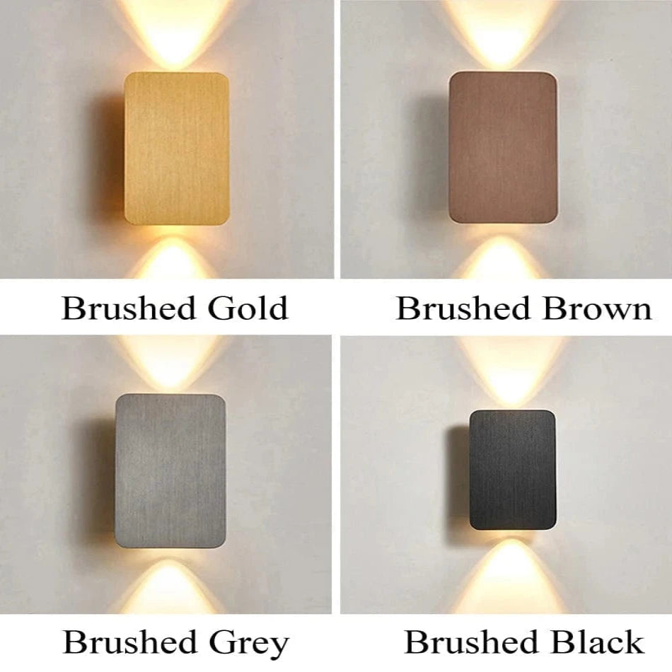 Verthara Modern 6W LED Wall Lamp - Double Head