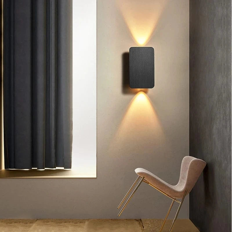 Verthara Modern 6W LED Wall Lamp - Double Head