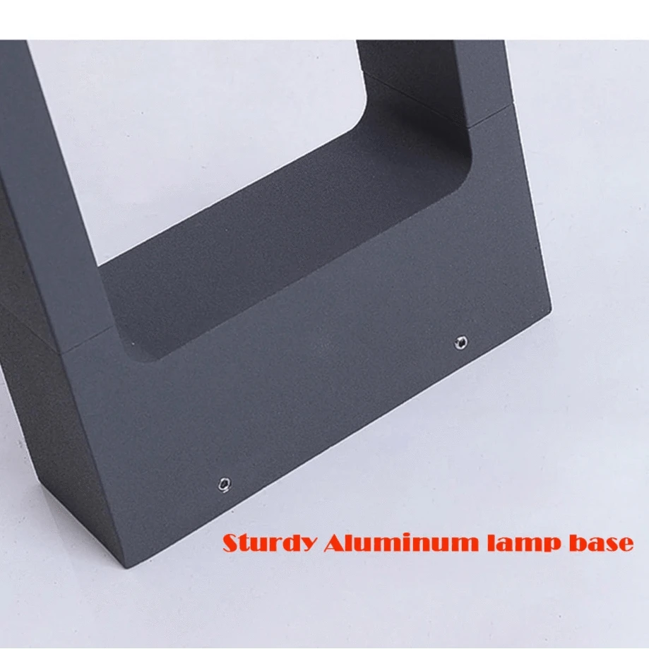 Verthara Modern 7W LED Garden Pillar Light - IP65 Waterproof Outdoor Lamp for Pathways and Courtyards