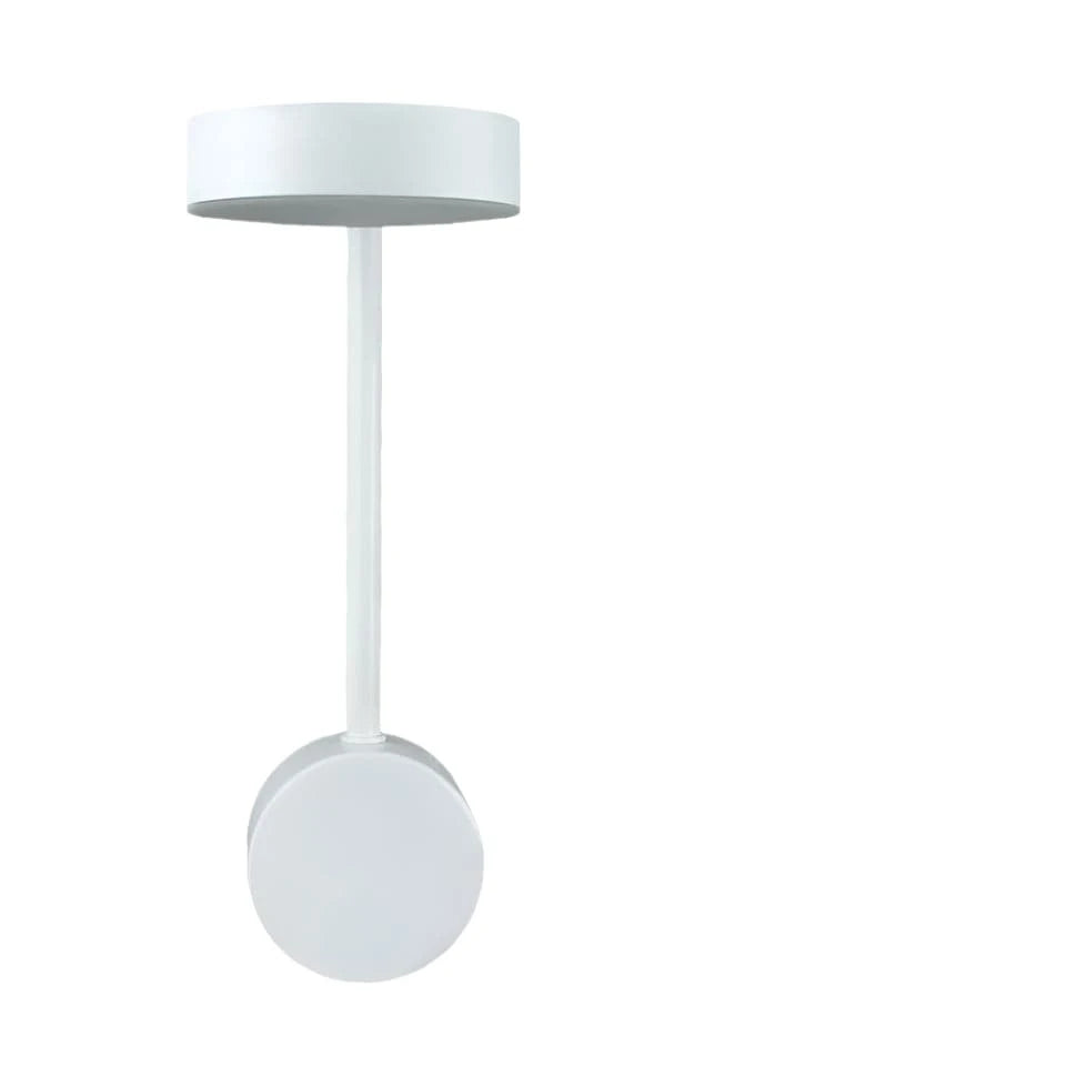 Verthara Modern 9W LED Wall Lamp with Built-in Switch – Minimalist Wall Lights and Sconce for Bedroom and Indoor Use No Switch / White