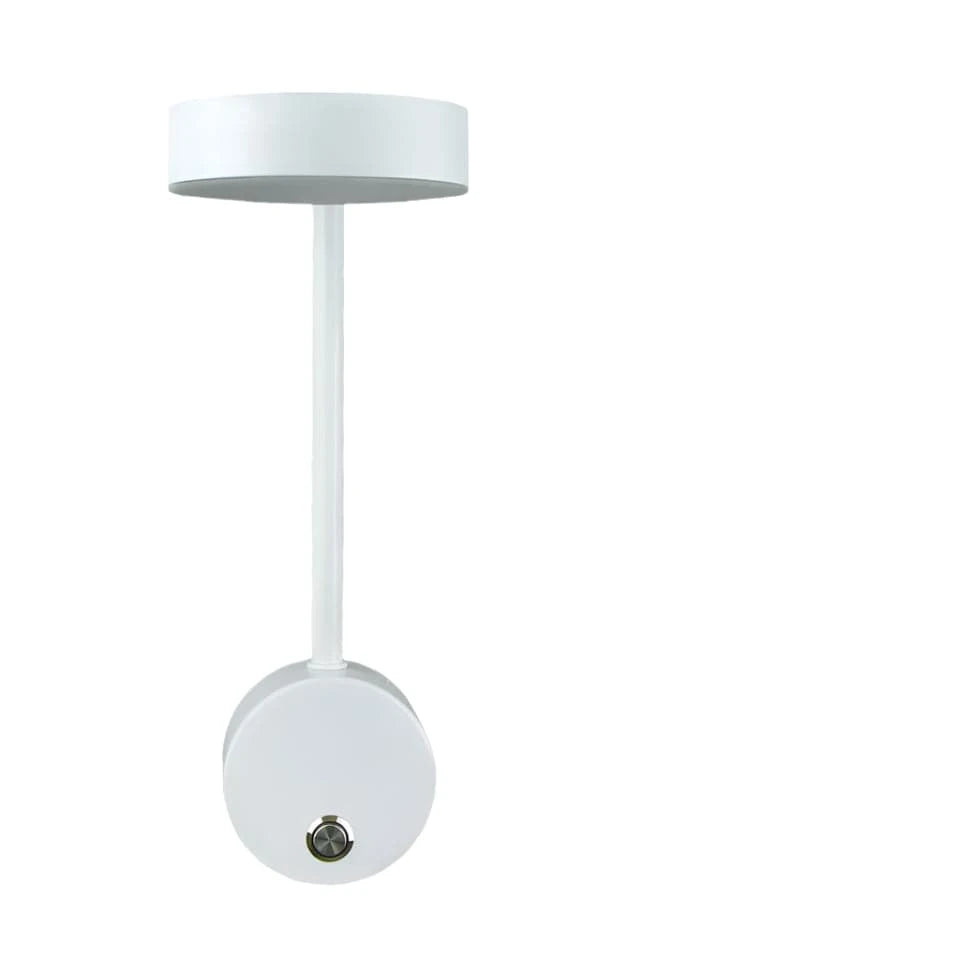 Verthara Modern 9W LED Wall Lamp with Built-in Switch – Minimalist Wall Lights and Sconce for Bedroom and Indoor Use With Switch / White