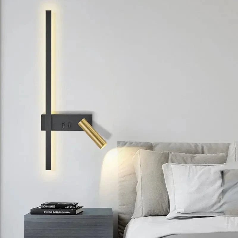 Verthara Modern Adjustable LED Wall Sconce - Stylish Energy-Efficient Wall Light for Bedroom and Living Room