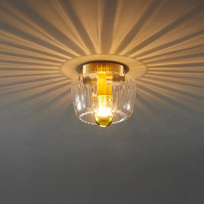 Verthara Modern Bauhaus Glass Wall Lamp