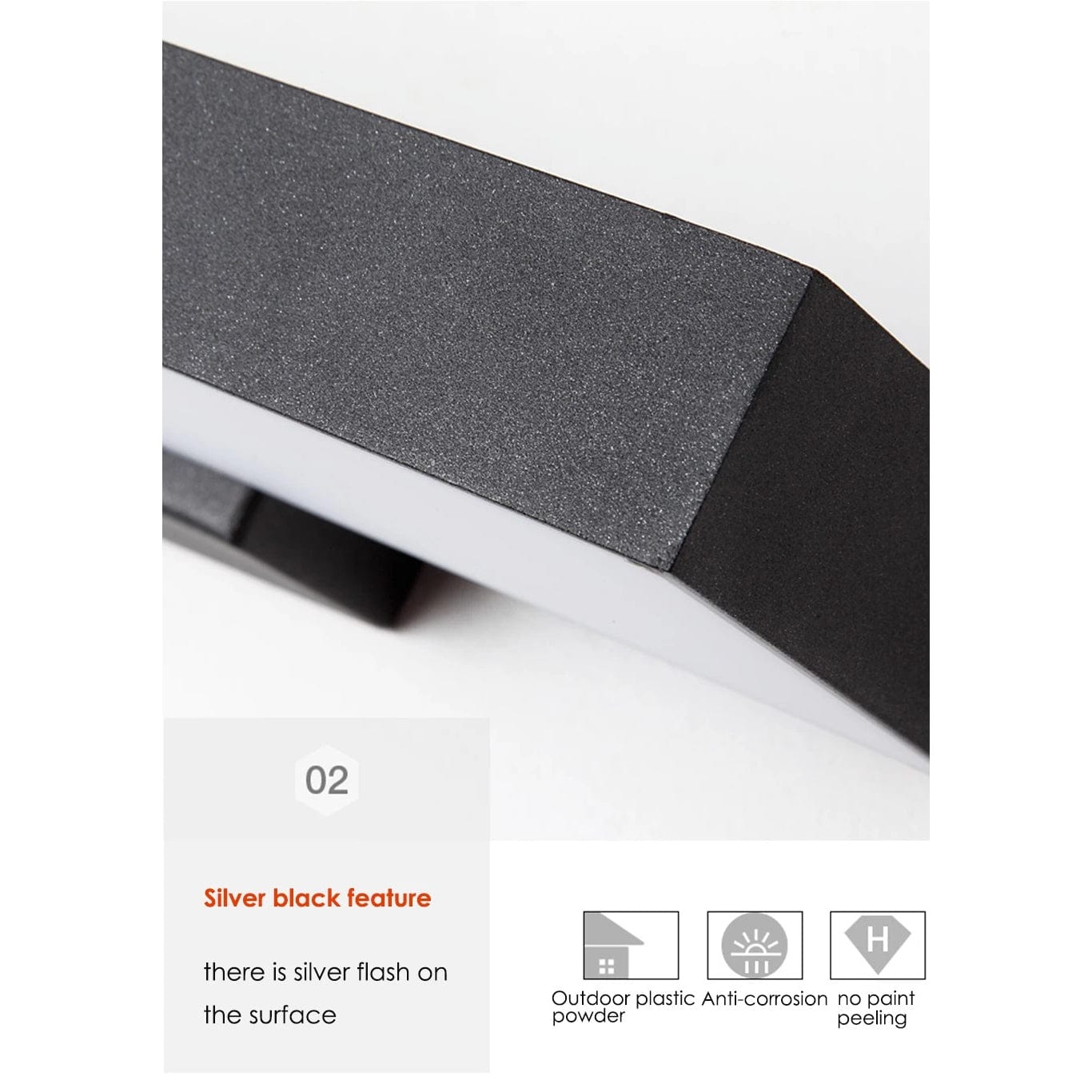 Verthara Modern Black LED Outdoor Wall Lights with Motion Sensor and Dusk-to-Dawn Feature - Weather-Resistant Sconce for Entryway and Garage