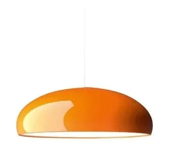 Verthara Modern Black Pendant Light – Adjustable Kitchen Island Lighting, Dimmable LED Hanging Light for Dining Room Orange / Cold White / dia 45cm