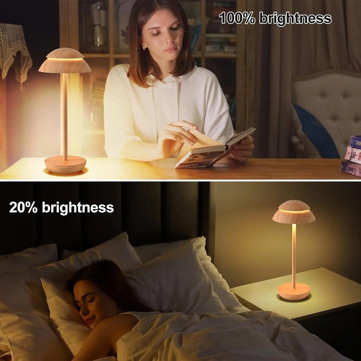 Verthara Modern Cordless & Rechargeable Table Lamp