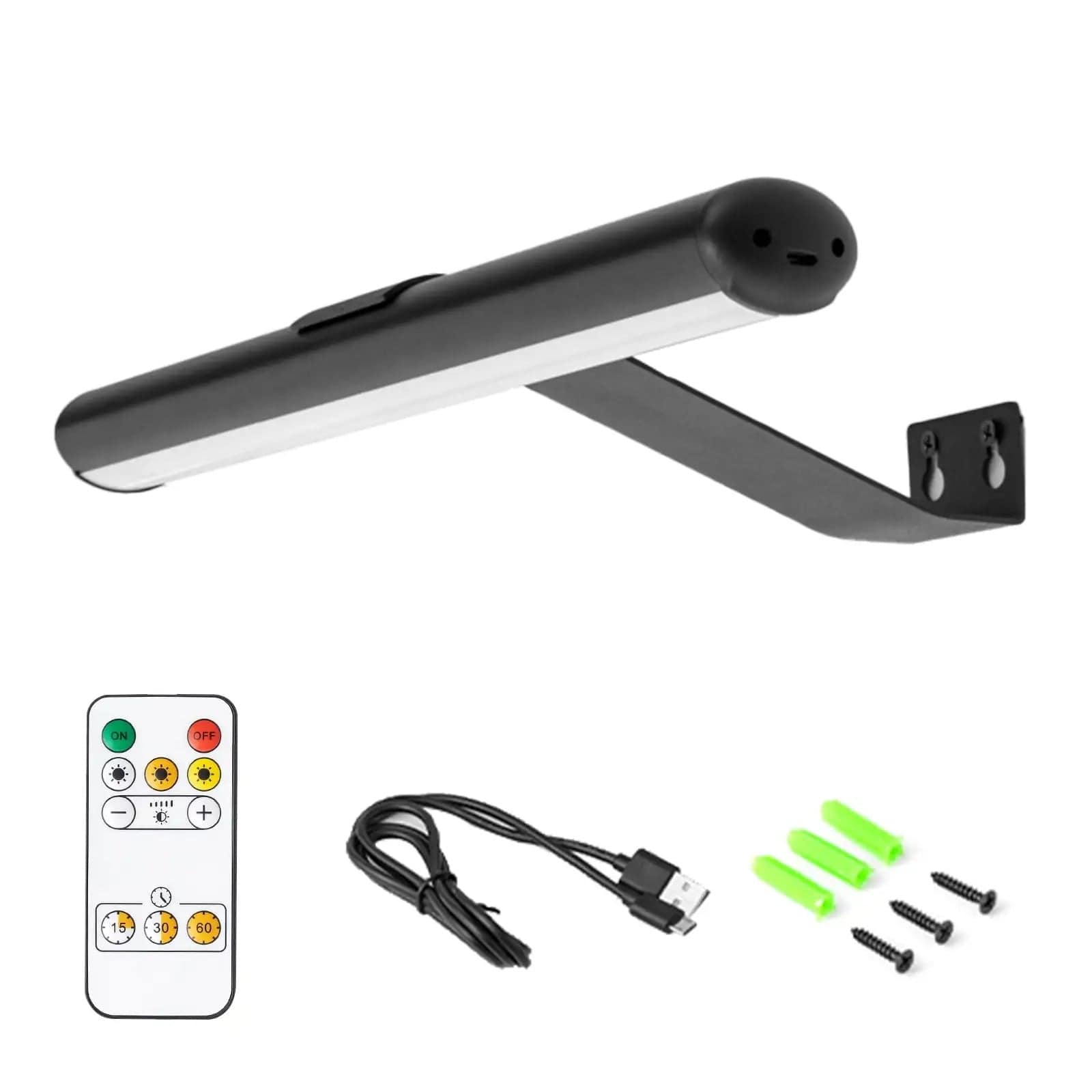 Verthara Modern Cordless Wall Lamp – Sleek Design Black