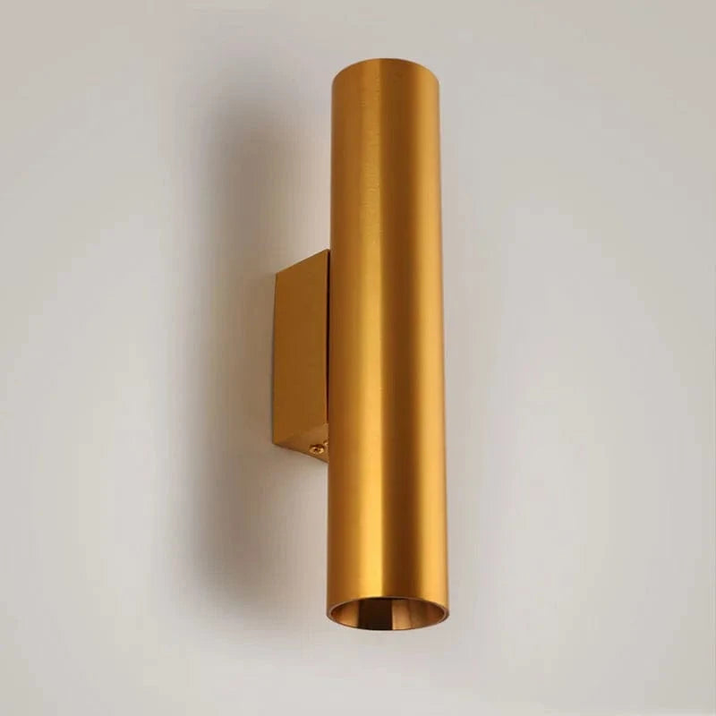 Verthara Modern Cylinder 6W 10W LED Wall Lamp 10W Gold / 20CM / Warm White (2700-3500K)