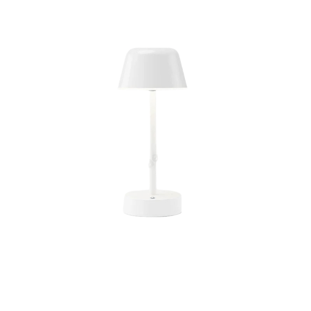 Verthara Modern Dimmable Rechargeable Table Lamp White