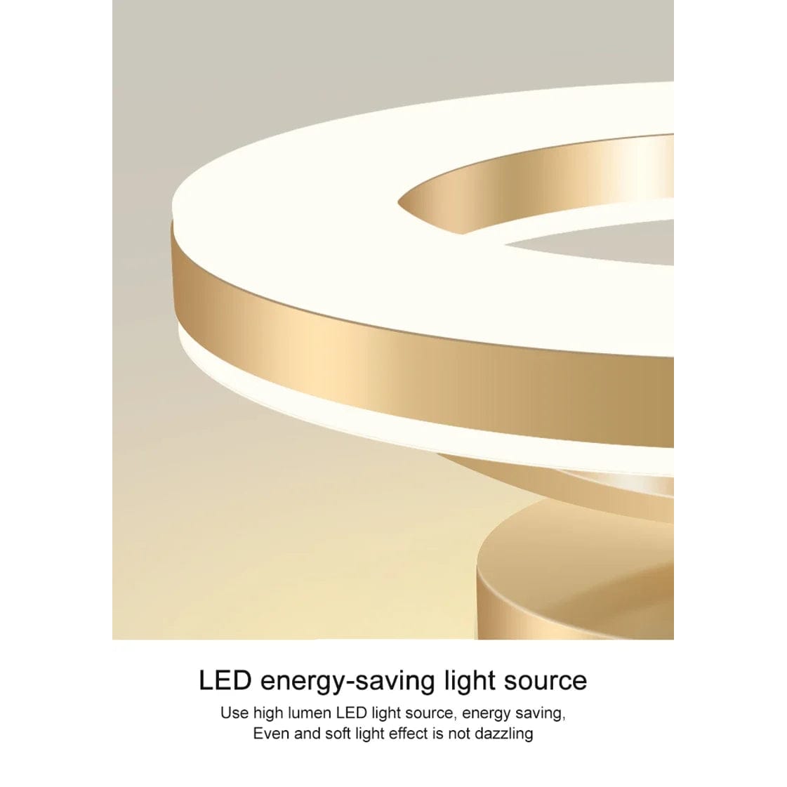 Verthara Modern Flush Mount LED Ceiling Light Fixture – Adjustable Colour Temperature - Iron and Acrylic - Available in Gold and Black