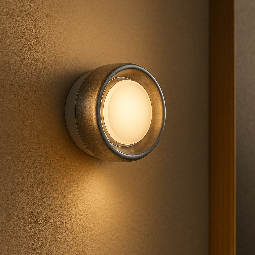 Verthara Modern Glass Shade LED Wall Lamp Smoky Grey / Warm White