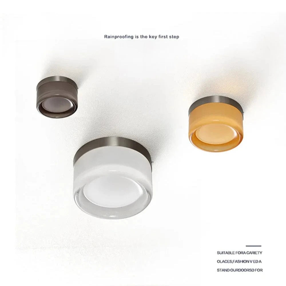 Verthara Modern Glass Shade LED Wall Lamp