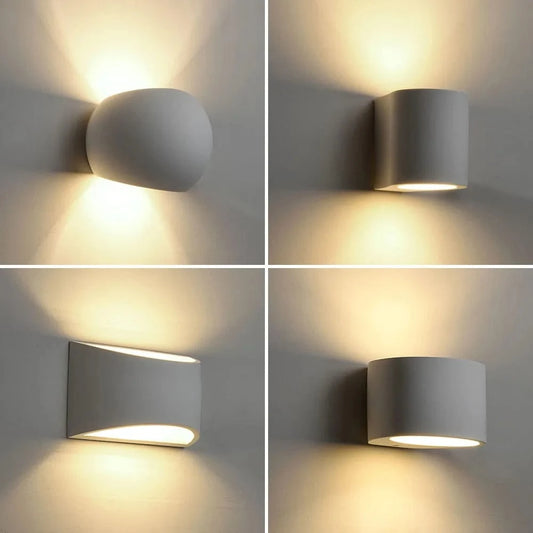 Verthara Modern Gypsum Wall Light - Indoor Wall Lamp - G9 LED Compatible - Adjustable Style - Vintage/Industrial - 60W Maximum Wattage