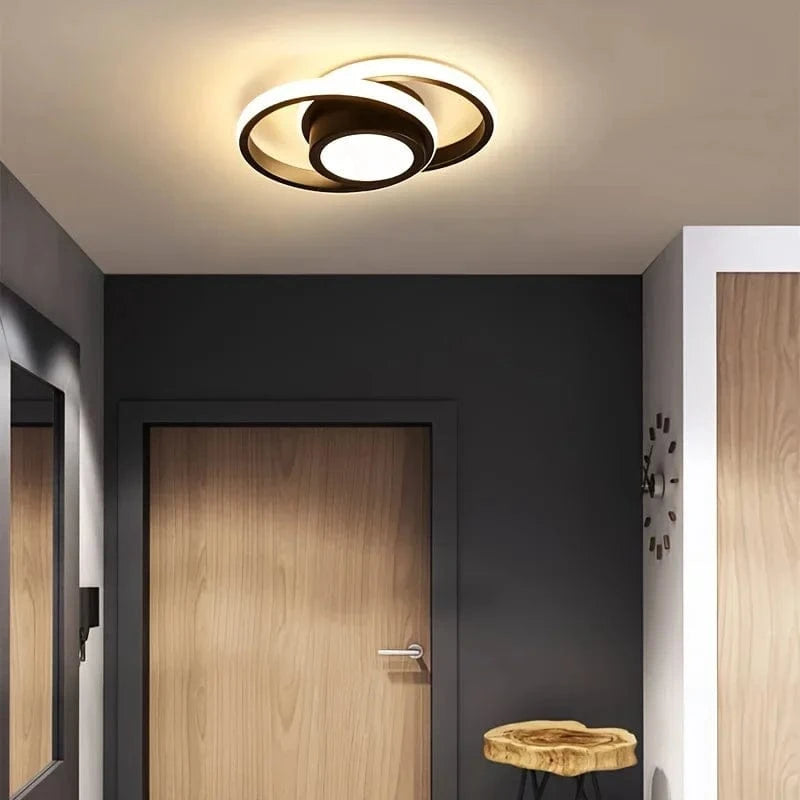 Verthara Modern LED Flush Mount Ceiling Light - Dimmable - Energy-Efficient - Three Colour Temperatures - Durable Design - Suitable for Indoor Use