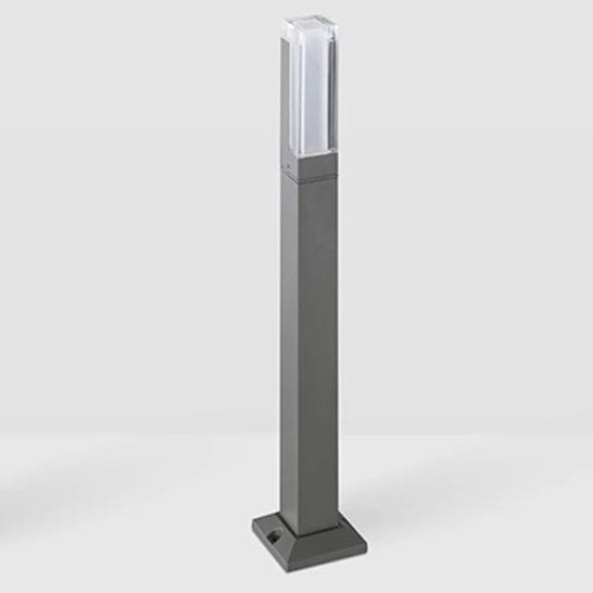 Verthara Modern LED Garden Light With Fixed Base – IP65 Waterproof - 10W - Aluminium - Warm/Cool White - Outdoor Landscape Lighting Gray / 80x5cm 10w / Warm white